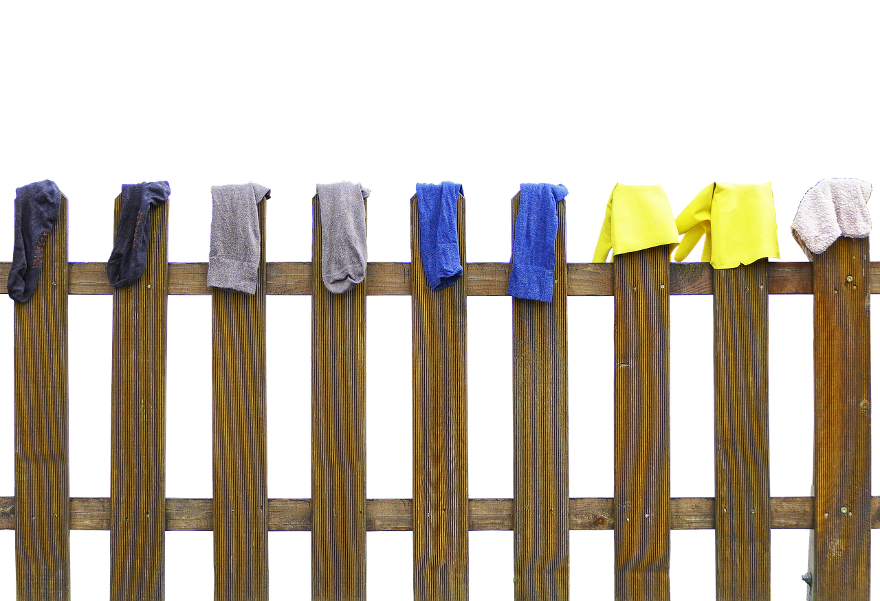 A collection of perfectly cleaned suits on hangers